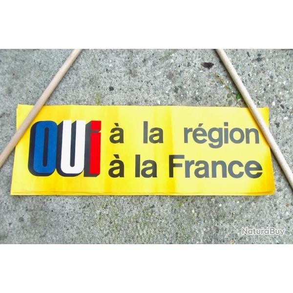AFFICHE U.D.R. OUI A LA REGION 51098