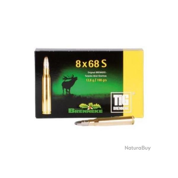 Balles TIG BRENNEKE , Calibre: 8*68S. Lot de 40 cartouches.