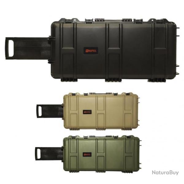 Mallette Waterproof 75 x 33 x 13 cm mousse pr�-decoup�e NOIRE