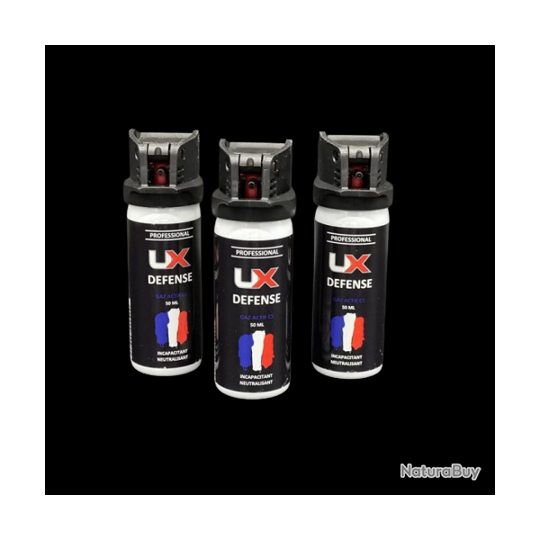 Umarex 3X Bombe gaz UX 50ml avec avec clapet de s�curit�