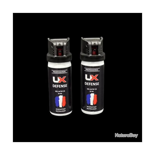 Umarex 2X Bombe gel CS UX 50ml avec avec clapet de s�curit�