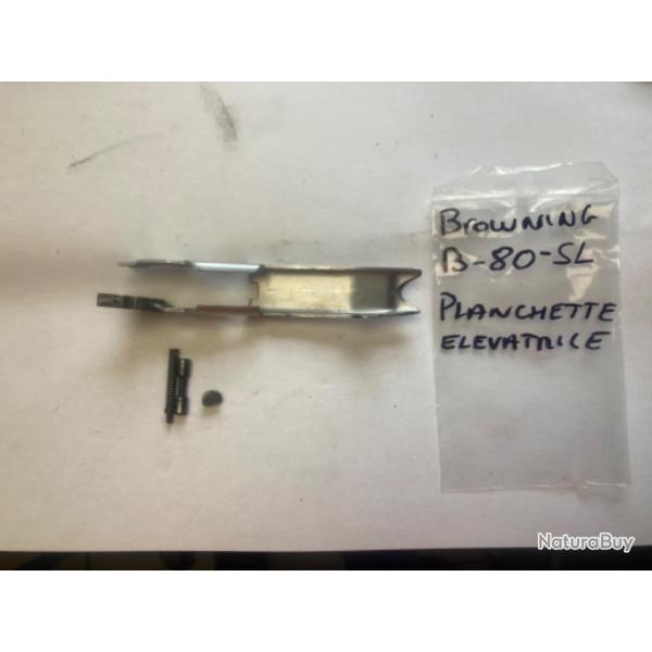 PLANCHETTE �L�VATRICE BROWNING B 80 SL CAL 12