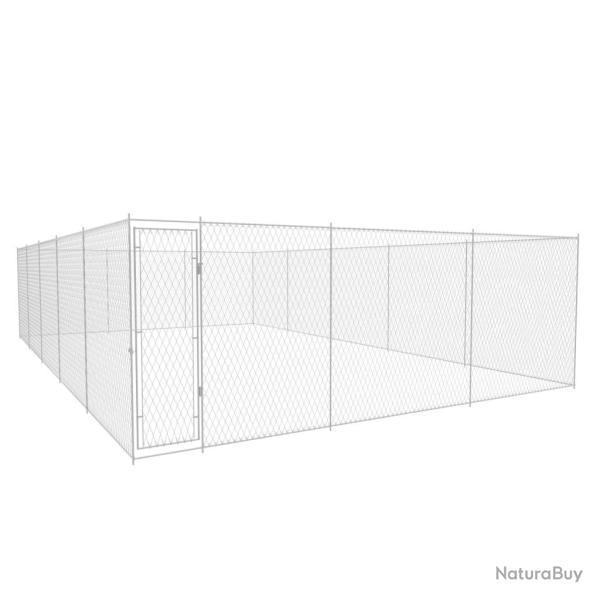 Chenil ext�rieur cage enclos parc animaux chien ext�rieur pour chiens acier galvanis� 950 x 570 x 1