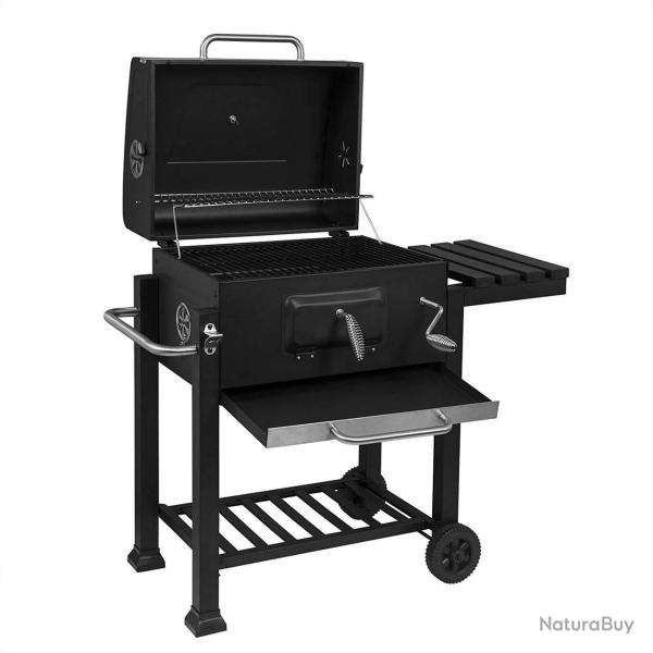 Barbecue � charbon avec couvercle barbecue pour les f�tes noir 19_0000938