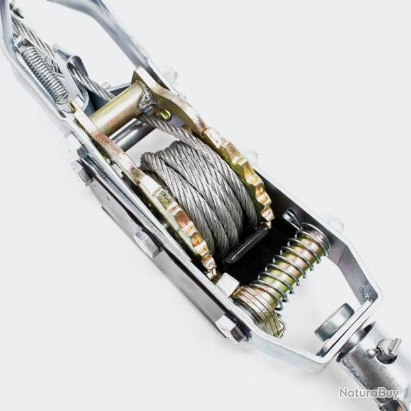 Le palan manuel 4000 kg 3m 2 transmission 2 crochet outils garage atelier bricolage 3416039/2