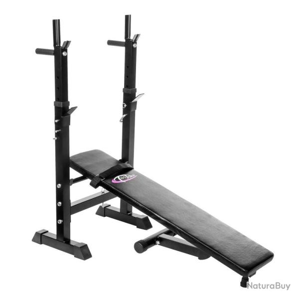 Banc de musculation d'halt�res pour abdominaux pliable 0708058