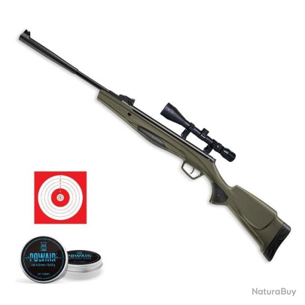 Carabine  plomb Stoeger RX20 Verte - Cal. 4.5 4.5 mm / Carabine seul - 4.5 mm / Pack Tir