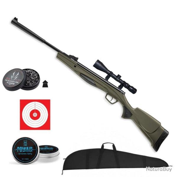 Carabine  plomb Stoeger RX20 Verte - Cal. 4.5 4.5 mm / Carabine seul - 4.5 mm / Pack Premium