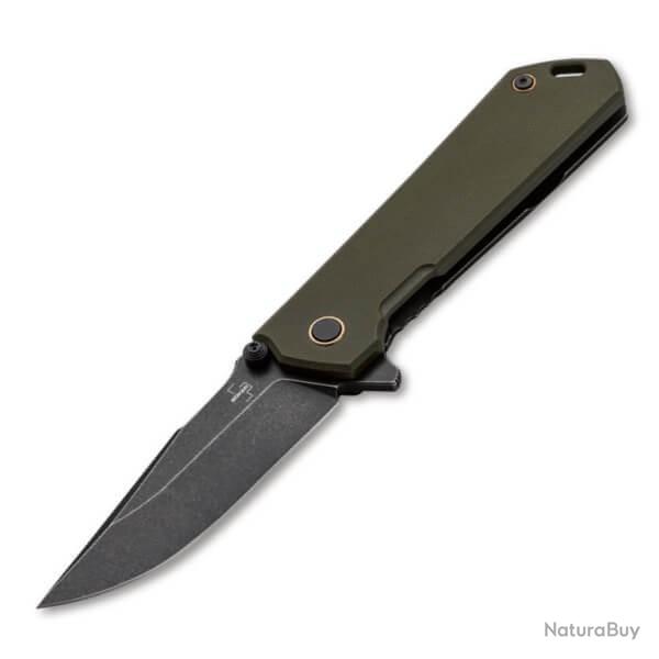 01BO164-Couteau pliant Boker Plus Khion OD vert assist�