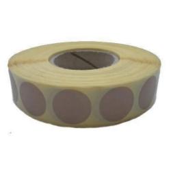 2000 pastilles autocollantes pour les cibles - marron 20 mm