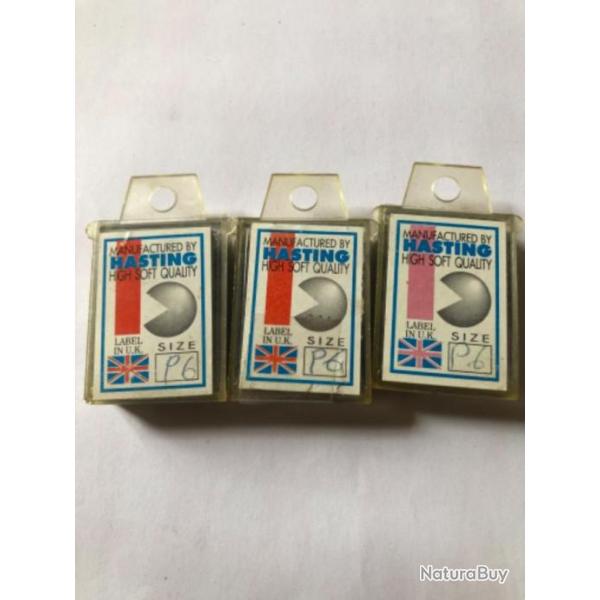 3 bo�te de plomb anglais hasting p6 p�che