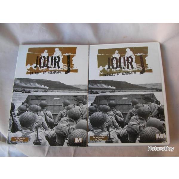 WW2 DVD FILM DOCUMENTAIRE " JOUR J LA BATAILLE DE NORMANDIE " M�MORIAL DE CAEN DUR�E 63 MN