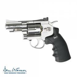 Pack Revolver Dan Wesson 2,5 ""Argent - 4,5 mm Co2 Bbs