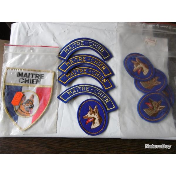 PATCH ET ECUSSON MAITRE CHIEN
