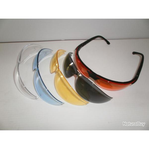 N230- LUNETTES DE TIR CLAYMASTER BROWNING NEUF     5 couleurs de verres    PROMO!!!!