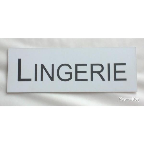 Plaque adh�sive LINGERIE Format 29x100 mm