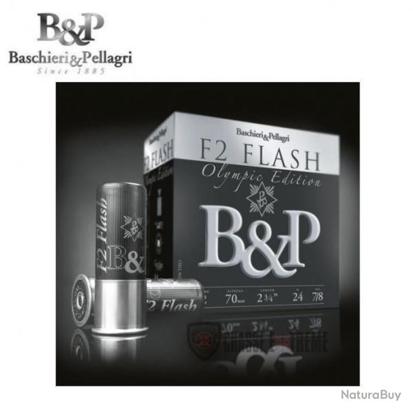 25 Cartouches B&P F2 Flash Olympic Edition 28G Cal 12/70 PB 7.5