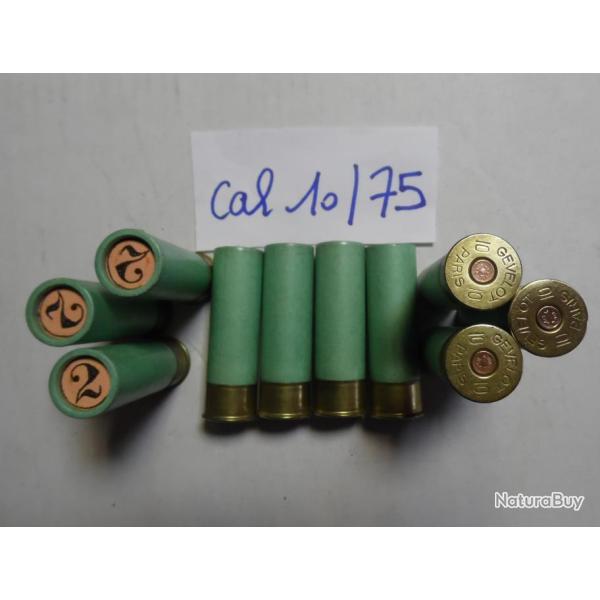 lot de 10 cartouches cal 10  pl2
