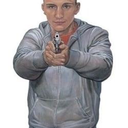 Cible gravolux PJ lieges n&deg;3 - 88,5x63,5 cm - papier - L'unite