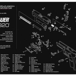 Tapis de d&eacute;montage Tekmat pour pistolet P320