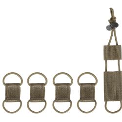 TT CABLE MANAGER SET - Set de 4 passe-c&acirc;ble avec 1 Porte garrot - Olive