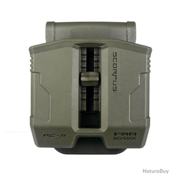 Porte-chargeur double Fab Defense pour glock 17 paddle - Vert