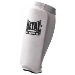 Prot&egrave;ge tibias Metal Boxe - Blanc - M