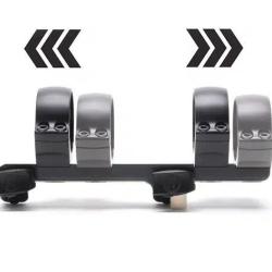 Montage Negele QuickLock syst&egrave;me Blaser &agrave; collier diam&egrave;tre 30 mm - BH 10 mm - Version longue + 20 mm