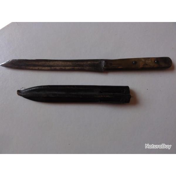 couteau de tranch�e guerre 14/18 origine inconnu