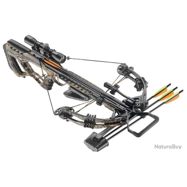 PACK ARBAL�TE EK-ARCHERY GUILLOTINE M+ CAMO 185 LBS + LUNETTE 4X32