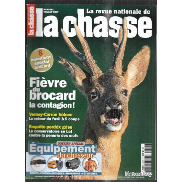 la revue nationale de la chasse 838 la fi�vre du brocard tir, verney-caron v�loce , perdrix grise