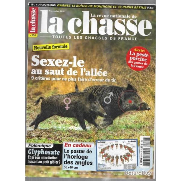 la revue nationale de la chasse 854 sexer le sanglier , peste porcine, qui sont ces sonneurs ,