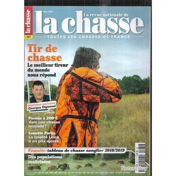 la revue nationale de la chasse 861 tir de chasse, ball trap, bocage creusoit, becs droits , faon