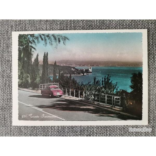 Carte postale Panorama Trieste Italie Lancia B50 Vignale