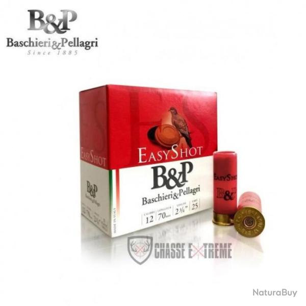 Boite de 25 Cartouches B&P Easy Shot 28G Cal 12/70 Pb 7.5