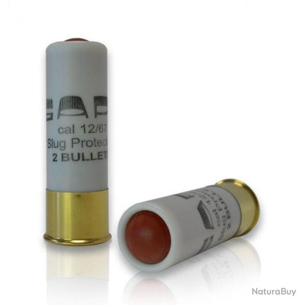 1 boite de 5 balles 2 grains slug protection  SAPL cal.12/67