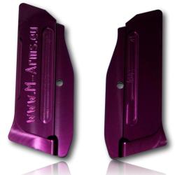 PAIRE PLAQUETTE M-ARMS MONARCH 2 CZ 75 SHADOW 1 ET 2 VIOLETTE