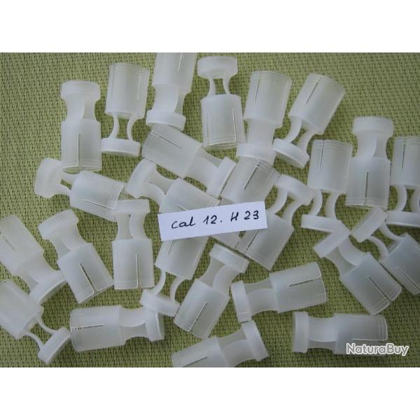 Bourres  jupe de calibre 12 hauteur 23 pour trs bons groupements et chargements de 32  36 g
