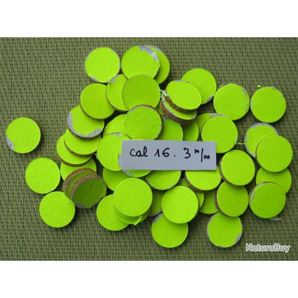 Rondelles  de  complment  couleur  jaune  cal  16  3 mm