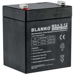 Batterie MS4 12 volts - 4,5 Ah pour Agrainoir automatique &eacute;lectronique
