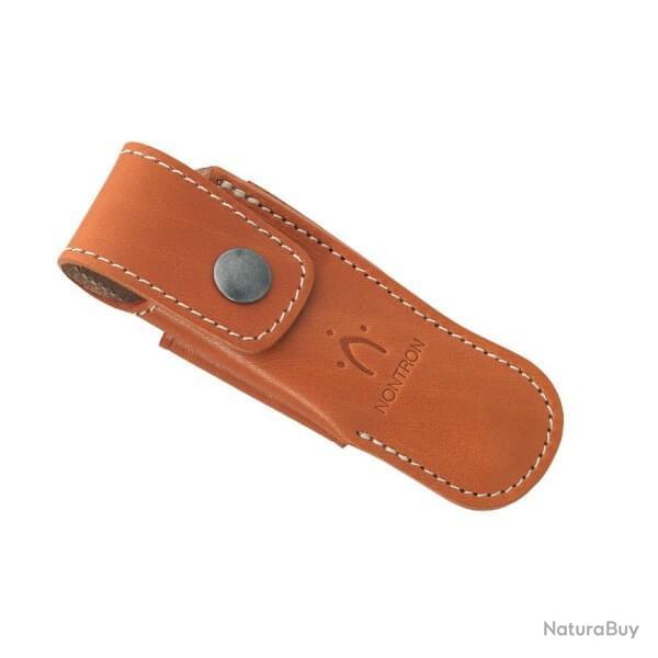 87225-Etui en cuir fauve Nontron "25"