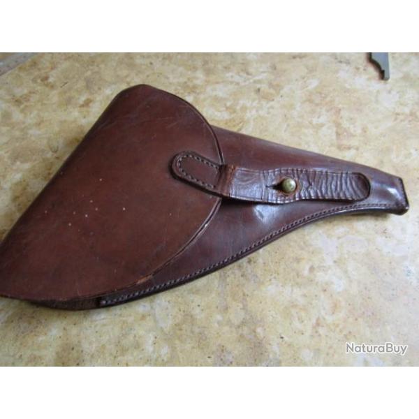 ETUI REVOLVER revolver 1892 simplifi� r�glementaire Fran�ais tampon ww1 ou ww2  holster housse