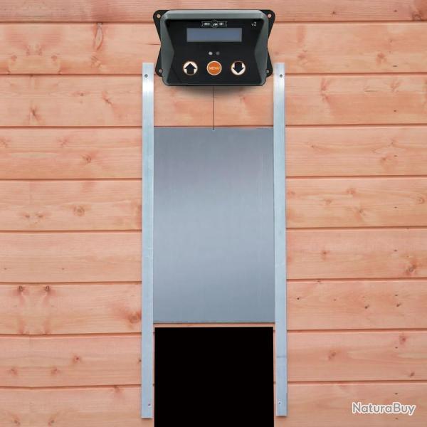 Kit porte automatique poulailler Breed Safe V2 + trappe poule