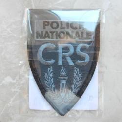 Insigne badge tissu Police Nationale France CRS