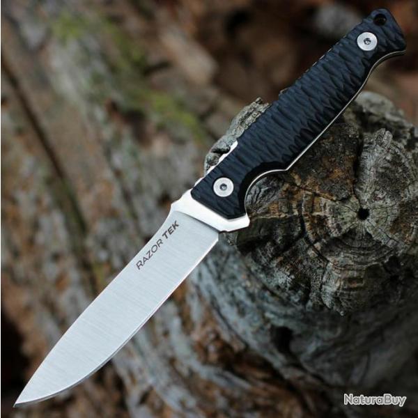 Couteau Cold Steel Razor Tek 4 Lame Acier 4116 Manche GFN Etui Secure-Ex CSFX4RZR