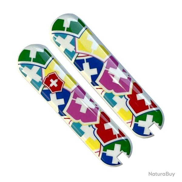 Plaquettes couteau suisse "Semis de croix Victorinox" 58 mm [Victorinox]