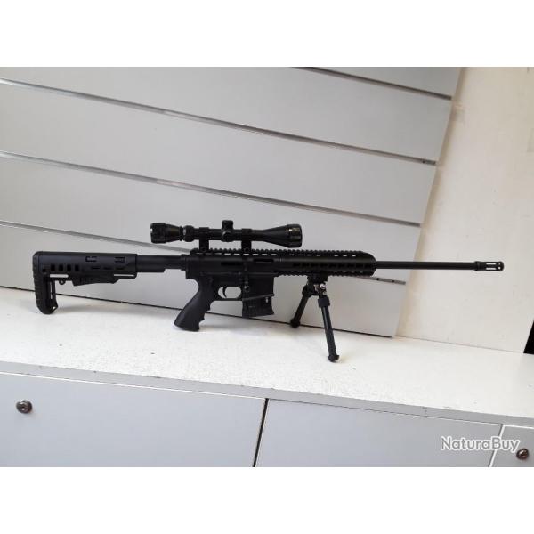 8245 PACK CARABINE DEEP PALLAS BA-15 CAL22LR CAN47CM + BIPIED + LUNETTE 3-9X40 NEUF