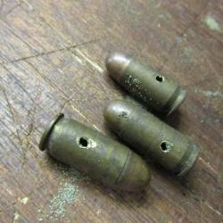 11.43 colt 45 Thompson ww2 seconde guerre perc&eacute;e neutralis&eacute;e laiton  ou fer selon demande 45acp acp