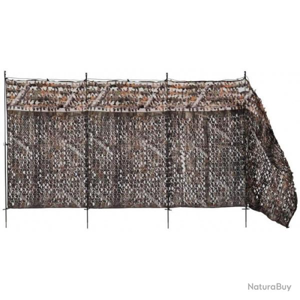 Afft de camouflage 4 piquets rglables Stepland 4 m