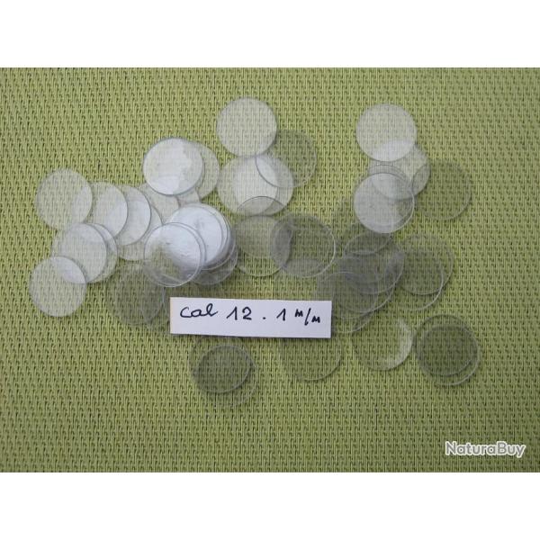 Rares...  Lot de  100 Micas  cal  12  �paisseur  de  1 mm
